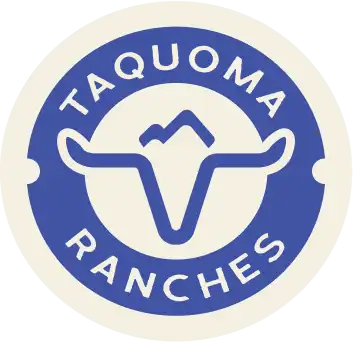 Taquoma Ranches logo representing heritage beef and responsible ranching in the pacific northwest