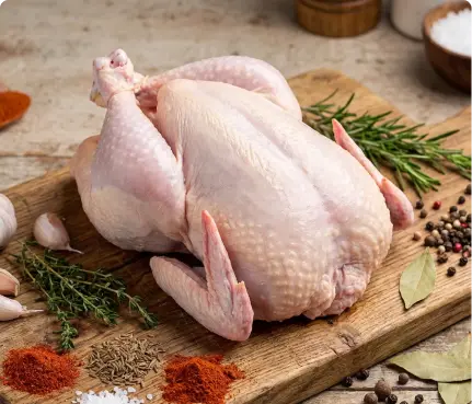 Ave entera para cocinas de foodservice