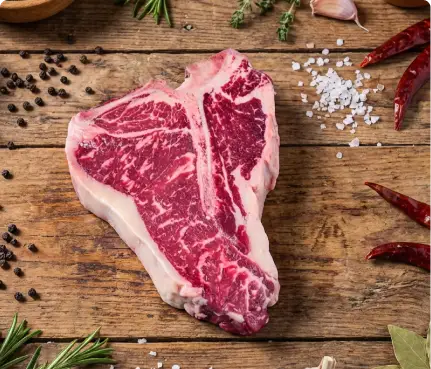 Cortes frescos de res para cocinas profesionales